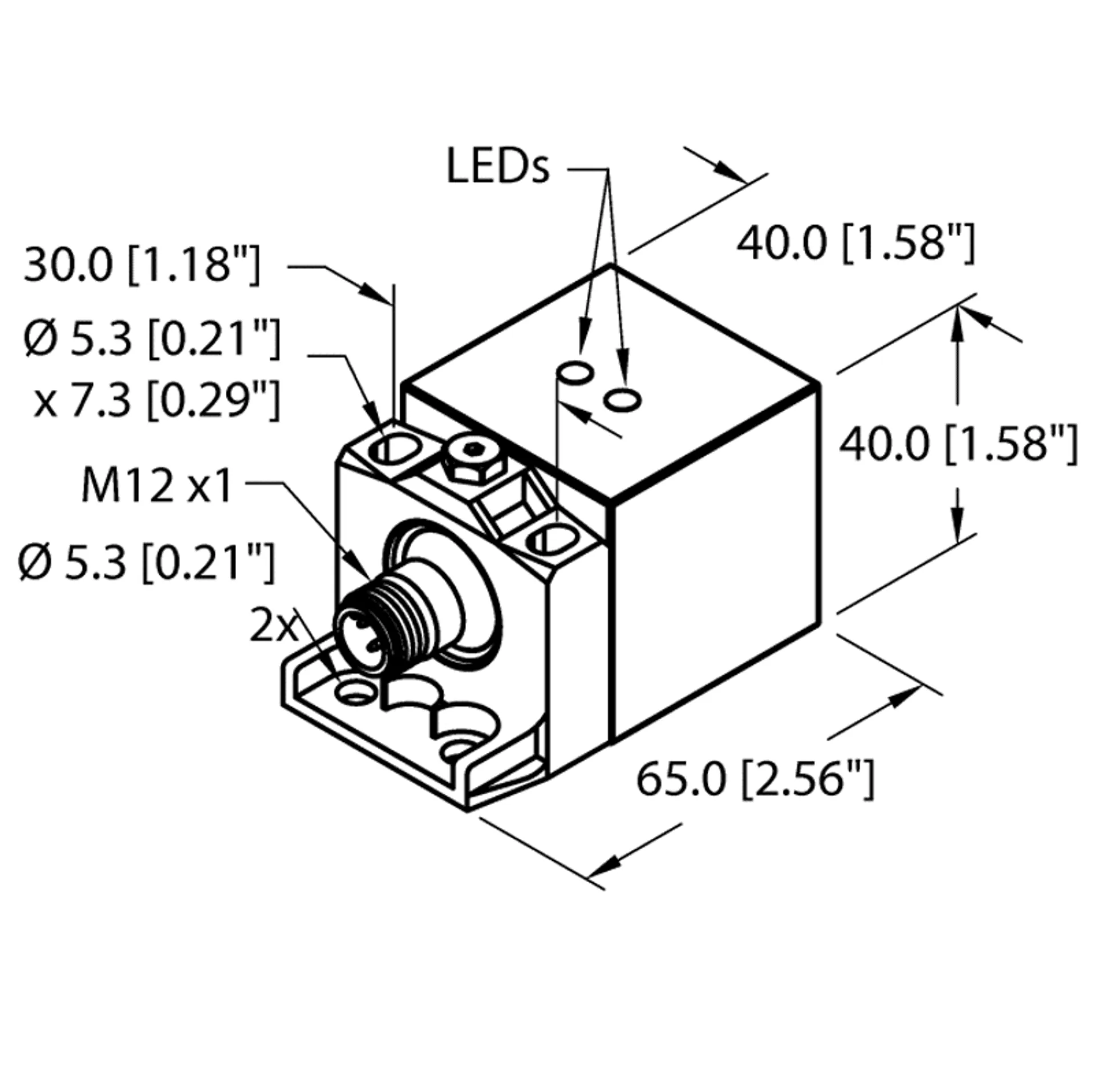 BI20U-CA40-RP6X2-H1143 W/BS2.1