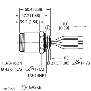 Image of the product GSDF 42-2M/14.5/NPT