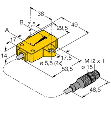 Image of the product LI25P1-QR14-LU4X2-0,3-RS4/S97