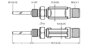 Image of the product TTM100C-103A-G1/8-LI6-H1140-L024