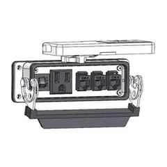 Image of the product DP1-3RJ45-R-24