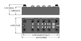 Image of the product BLCEN-8M12LT-4IOL-4AI4AO-VI