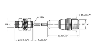 Image of the product BI2-EGT08K-AP6X-0.5-RS4T/S100