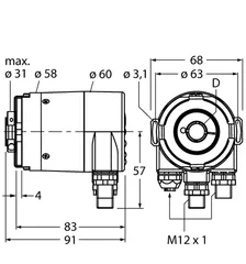 Image of the product RM-36B12E-9C28B-R3M12