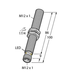 Image of the product BI4U-M12-VP6X-H1141 L100