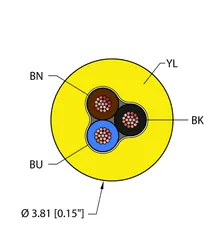 Image of the product YEL,TPU,3X24,AWM