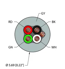 Image of the product GRY,TPU,4X22,S-DF,AWM