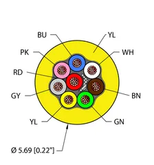 Image of the product YEL,TPE,8X24,AWM