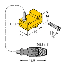 Image of the product BIM-NST-RP6X-0.2-RS4T/S235 W/O BKT