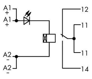 Wago 286-604/004-000 Timer relay module; Nominal input voltage: 24 VDC; Limiting continuous current: 6 A; On-delay: 10 … 100 s; Red status indicator; Module width: 20 mm; gray — Contactors & Relays