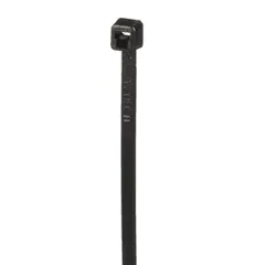 Panduit PLT2M-M0 Pan-Ty® PLT2M-M0 Cable Tie, Black, UV PA6.6, 8"L, 18lb, PK1000 — Conectores y enchufes