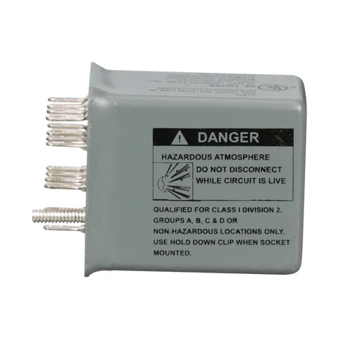 Schneider Electric 8501RSD34V53 Plug in relay, Type R, hermetically sealed miniature, 5A resistive at 240 VAC, 14 blade, 4PDT, 4 NO, 4 NC, 24 VDC coil — General Accessories