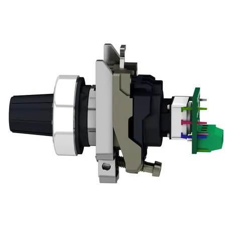 Schneider Electric XB4BD912R1K Complete potentiometer, Harmony XB4, metal, 22mm, 1K — Proximity & Inductive Sensors