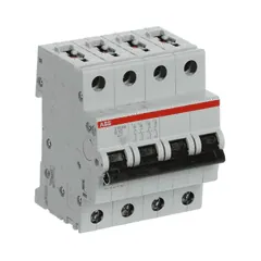 ABB 2CDS274001R0105 System pro M S204M Miniature Circuit Breaker - 4P - B - 10A — Power Supply