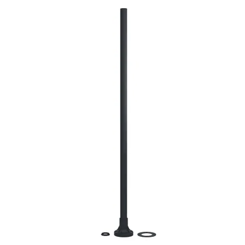 Schneider Electric XVBZ04 Fixing base, Harmony XVB, for modular tower lights, plastic, 70mm, 780mm black aluminium support tube + black fixing plate — General Accessories