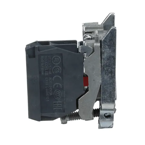 Schneider Electric ZB4BZ102 Harmony, 22mm Push Button, XB4B operators, contact block, with mounting collar, 1 NC, screw clamp terminal — Switches & Modular Apparatus