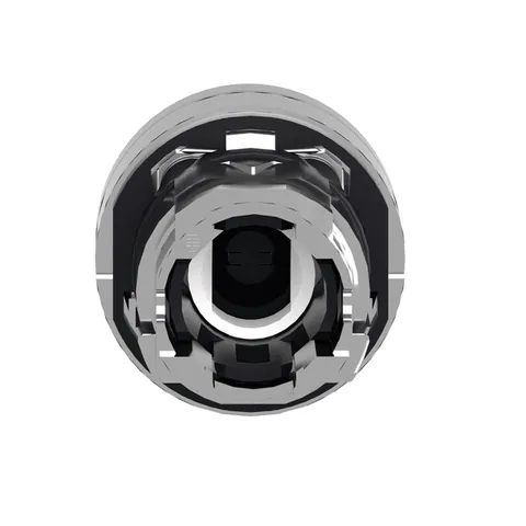 Schneider Electric ZB4BW313 Head for illuminated push button, Harmony XB4, metal, white flush, 22mm, universal LED, spring return, plan lens — Schalter & modulare Geräte