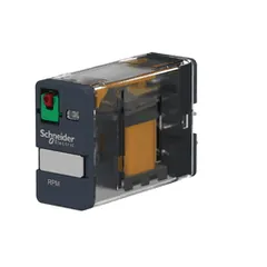 Schneider Electric RPM11E7 Power Plug-in Relay, 15A, 1CO, Lockable Test Button, 48V AC — Contactores y relés