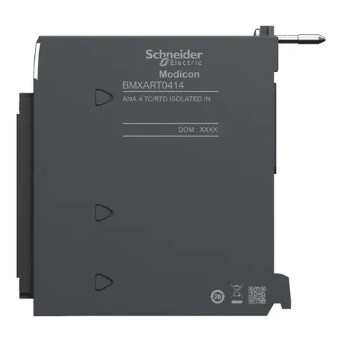 Schneider Electric BMXART0414 analog isolated low level input module, Modicon X80, 4 inputs, 40mV positive or negative — PLC Systems & Hardware