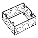 Thomas & Betts 5-SDW-EXT-SPL Square Box Extension Ring 4-11/16 Inch x 2-1/8 Inch — General Accessories