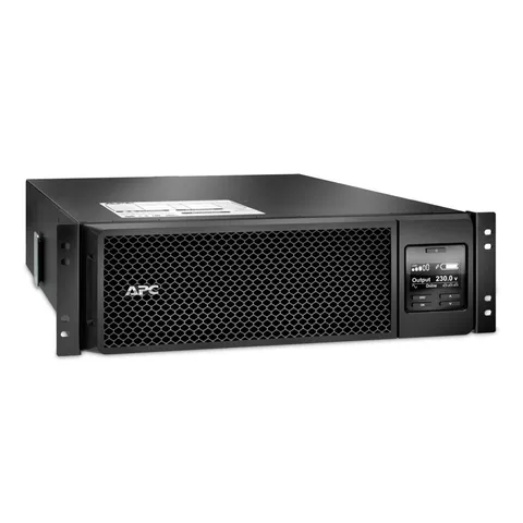 Apc SRT5KRMXLI Smart-UPS On-Line, 5kVA, Rackmount 3U, 230V, 6x C13+4x C19 IEC outlets, Network Card+SmartSlot, Extended runtime, W/ rail kit — Power Supplies & Controllers