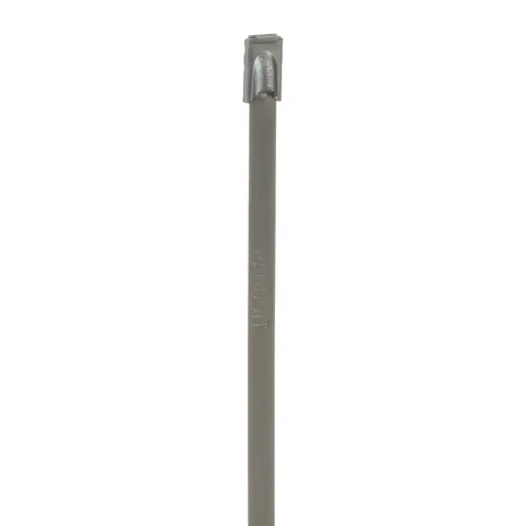 Panduit MLT1S-CP Pan-Steel® MLT1S-CP Cable Tie, SS 304, Standard, 1" Dia., PK100 — Connectors & Plugs