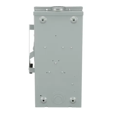 Schneider Electric D223NRB Safety switch, general duty, fusible, 100A, 2 pole, 30hp, 240VAC, NEMA 3R, 3 wire, 1 neutral, bolt on hub provision — General Accessories