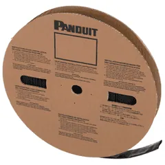Panduit HSTT75-C Dry-Shrink Heatshrink Tubing, Model , Black, PO, 100' Length, 0.75" to 0.375" ID — Industrial Cables & Wires
