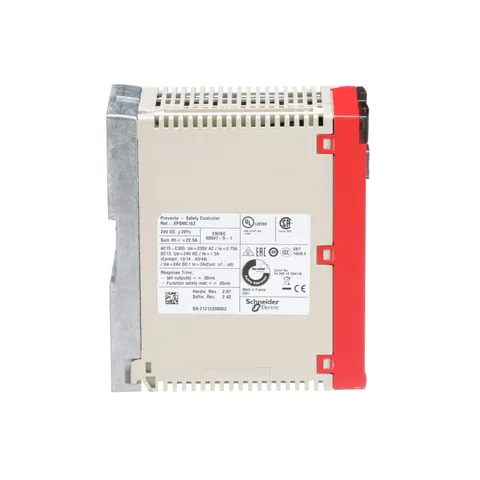 Schneider Electric XPSMC16Z safety controller, Harmony XPS MC, 24V DC, 16 inputs, 30 LEDs signalling — PLCs