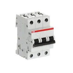 ABB 2CDS273001R0011 S203M-D1 Miniature Circuit Breaker - 3 Poles - D - 1 A — Control e HMI
