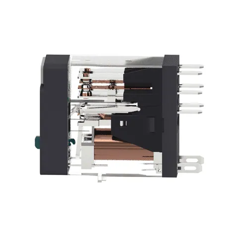 Schneider Electric RXG22BD interface plug-in relay, 5A, 2CO, with LED, lockable test button, 24V DC — Contactors & Relays