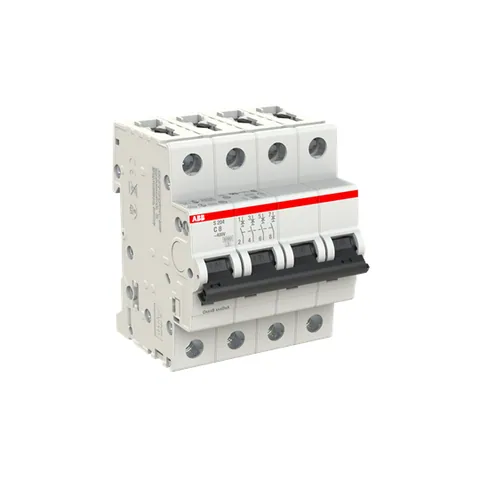 ABB 2CDS254001R0084 S204-C8 Miniature Circuit Breaker - 4P - C - 8 A — Circuit Breakers & Fuses