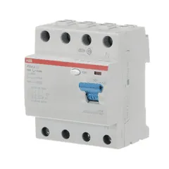 ABB 2CSF204101R1400 F204 A-40/0.03 Residual Current Circuit Breaker 4P A type 30 mA — Power Supply