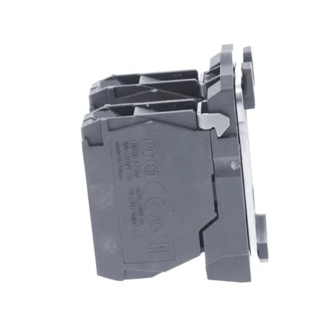 Schneider Electric ZB5AZ103 Single contact block with body fixing collar, Harmony XB5, plastic, screw clamp terminal, 2NO — Switches & Modular Apparatus