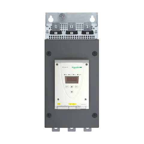 Schneider Electric ATS22C25S6U soft starter for asynchronous motor, Altistart 22, control 110V, 208V, 75hp — Elektromotoren