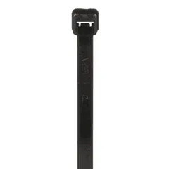 Panduit PLT2S-M0 Pan-Ty® PLT2S-M0 Cable Tie, Black, UV PA6.6, 7.4"L, 50lb, PK1000 — Connectors & Plugs