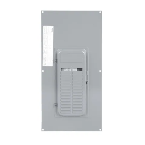 Schneider Electric QOC30US Replacement cover, QO, for 30 space load center, surface, gray — General Accessories