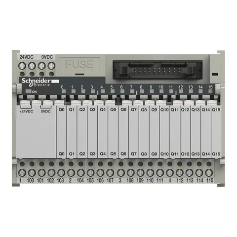 Schneider Electric ABE7R16T111 Sub-base with plug-in electromechanical relay ABE7, 16 channels, relay 5 mm — PLC Modules & Extensions