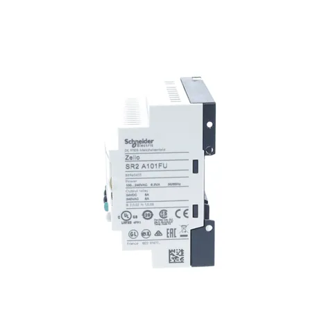 Schneider Electric SR2A101FU compact smart relay, Zelio Logic SR2 SR3, 10 IO, 100 to 240V AC, no clock, display — PLCs