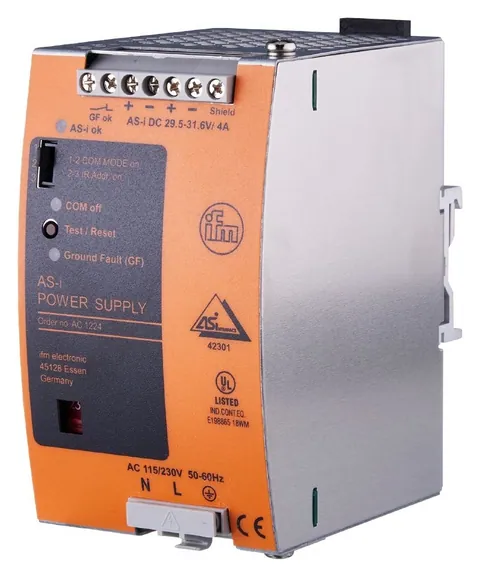 IFM AC1224 Power Supply AS-Interface 115/230VAC 4A — Power Supply