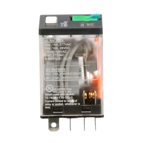 Schneider Electric 783XCXM4L-24D Power relay, SE Relays, 15A, 3PDT, 24 VDC, cover with locking push button and LED — Akcesoria ogólne
