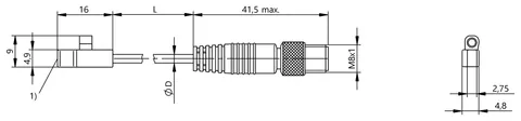 Balluff BMF001L For different groove shapes and small installation spaces — Sensores de proximidad e inductivos