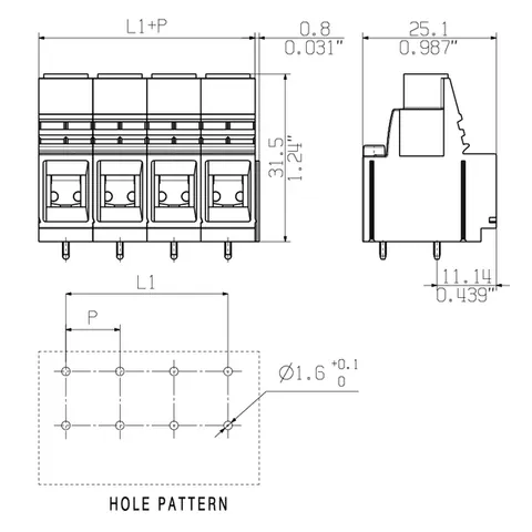 Weidmuller 2014290000 LUP 10.16/03/90 5.0SN GY BX — Accessori generali