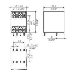 Weidmuller 1972790000 SCD 3.81/04/90G 3.2SN OR BX — Accessori generali