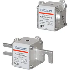 Mersen D300015 PROTISTOR® SB aR, german slotted blade , DIN80, D08A, sz.31, 690VAC IEC, 500A — Interruttori automatici e fusibili