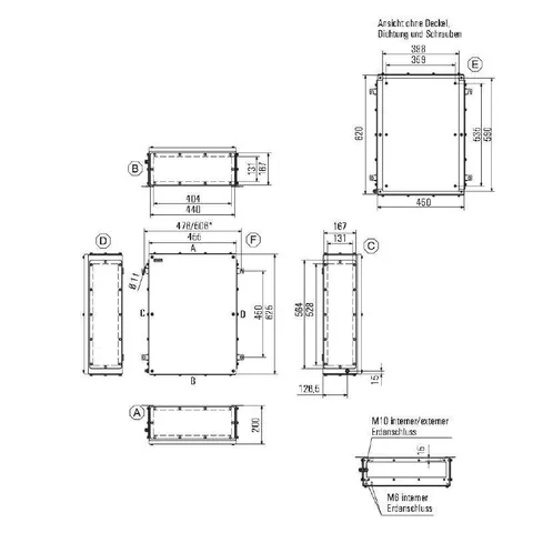 Weidmuller 1196460000 Terminal Box - Fixing Screw KTB FS 624520 S4E1 — Accessori generali
