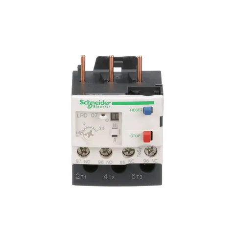 Schneider Electric LRD07 TeSys Deca, thermal overload relay, 1.6 to 2.5 A, class 10A — Contactors & Relays
