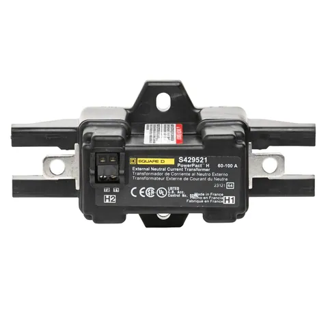 Schneider Electric S429521 Circuit breaker accessory, PowerPacT H, Micrologic, external neutral current transformer, ENCT, 60A to 100A — Accessori generali