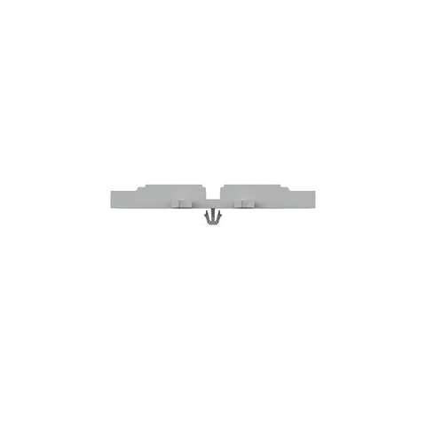 Wago 221-2533 Mounting carrier; 3-way; for inline splicing connector with lever; with snap-in mounting foot; gray — Terminal Blocks