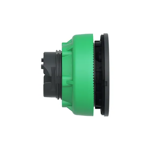 Schneider Electric ZB5FV033 Head for pilot light, Harmony XB5, antimicrobial, plastic, green, 30mm, universal LED, plain lens — General Accessories